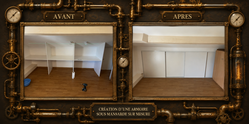 Montage d'armoire et rangement sur mesure