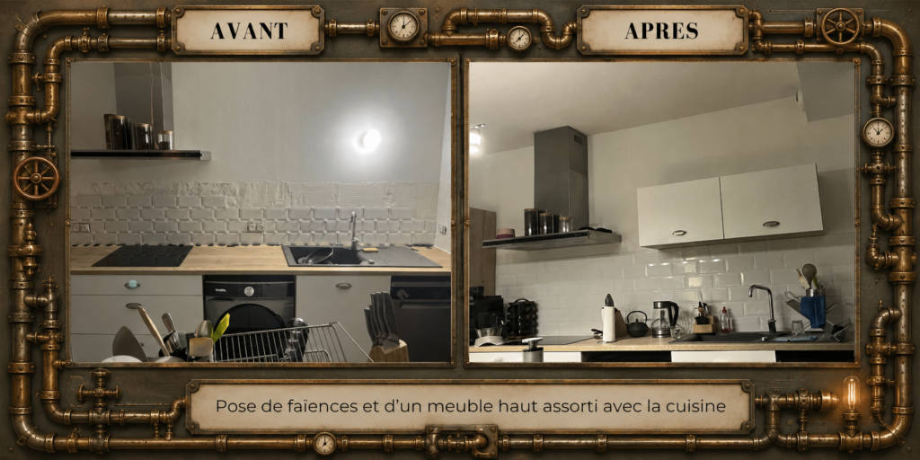 Aménagement cuisine par VCT Plomberie